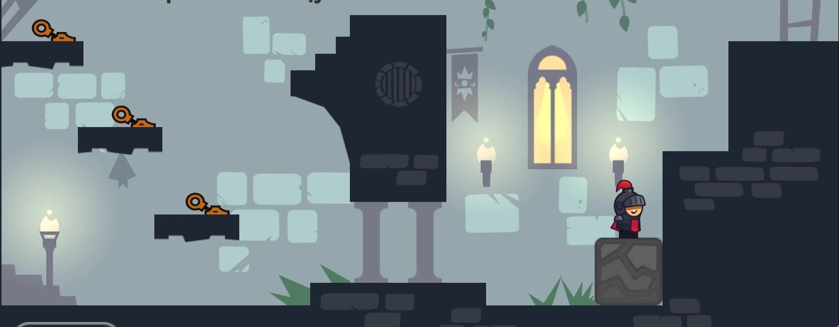 Tricky Castle gameplay scene for level 2 guide
