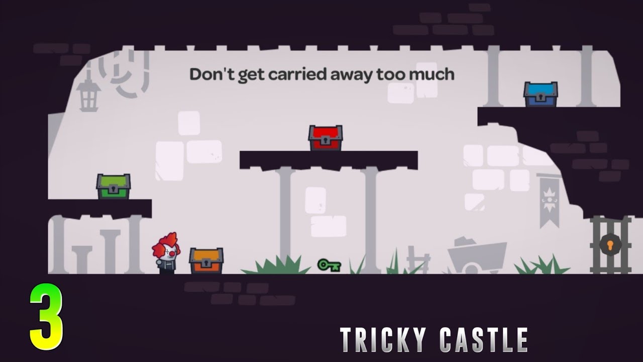 Tricky Castle gameplay scene for level 3 guide