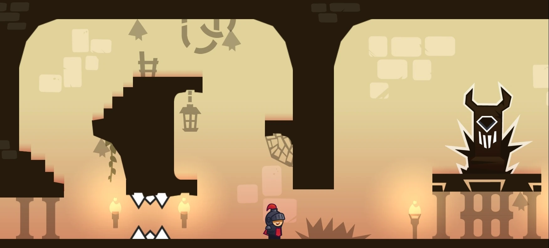 Tricky Castle gameplay scene for level 42 guide