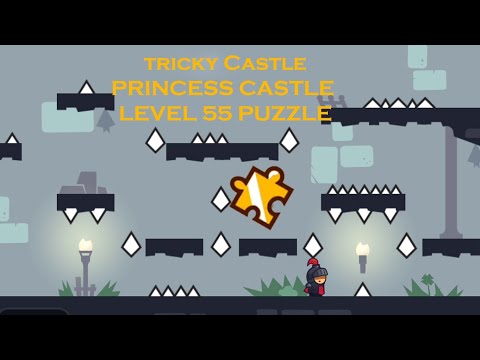 Tricky Castle gameplay scene for level 55 guide