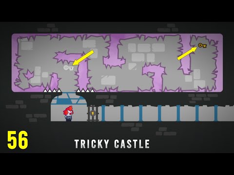 Tricky Castle gameplay scene for level 56 guide